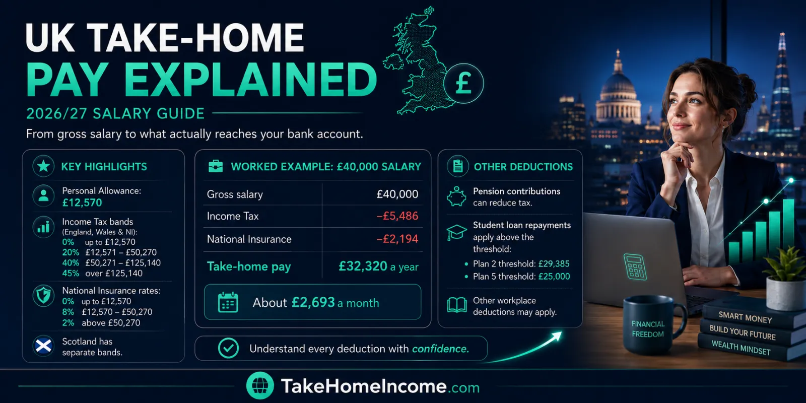 UK Take-Home Pay 2026/27: Income Tax & NI Explained
