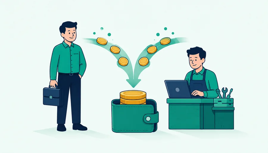Employed & Self-Employed calculator illustration