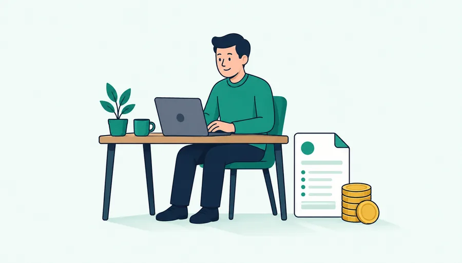 Sole Trader / Freelance calculator illustration